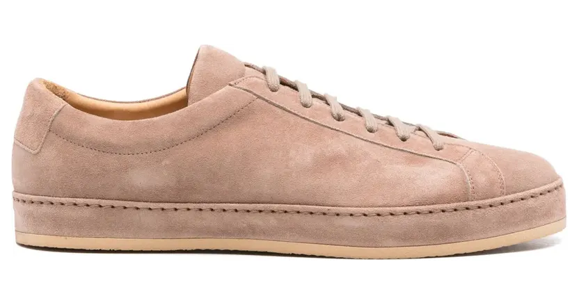 Tagliatore Sneakers aus Wildleder – Nude (STANORE25SO)