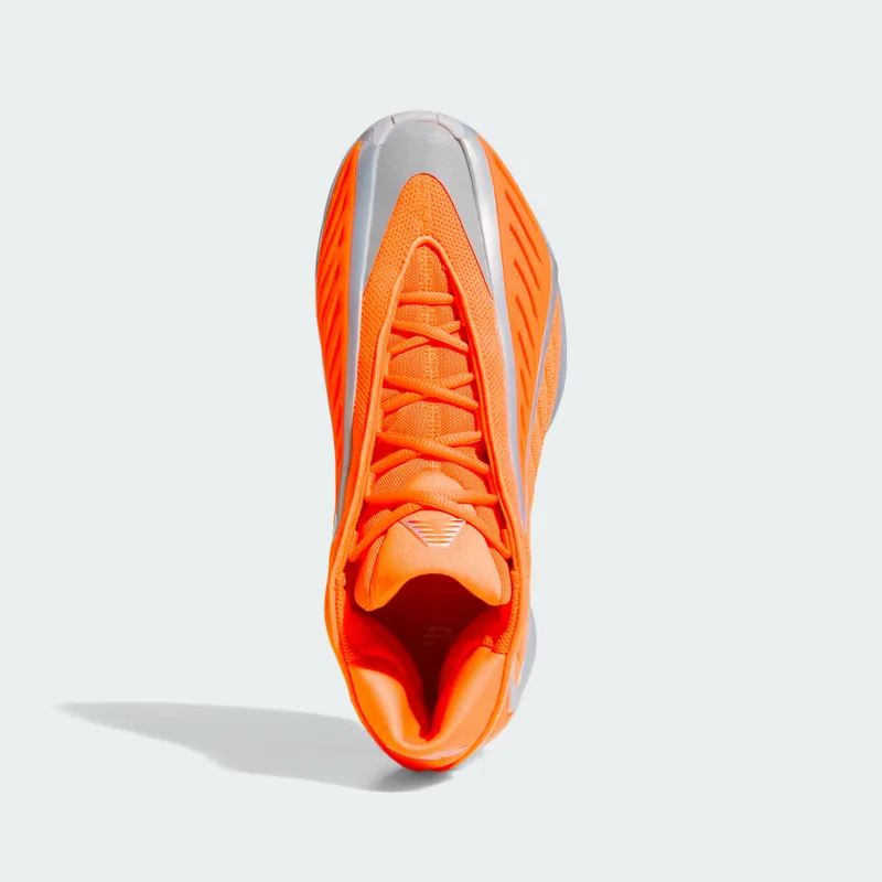 Adidas Anthony Edwards 2 Shoes Lucid Orange / Silver Metallic / Grey One (KK1390)