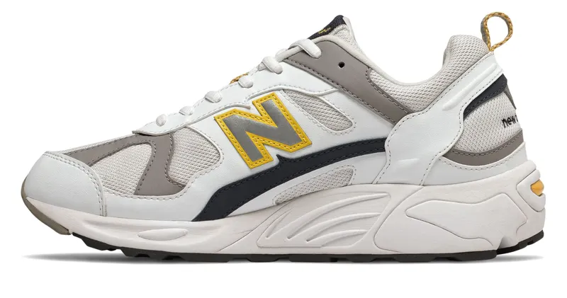 New Balance CM878 White Grey White/Grey/Yellow (CM878TCA)