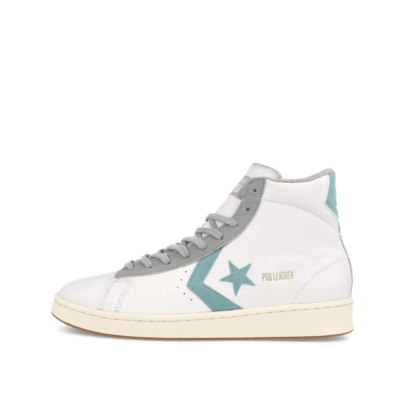 Converse Pro Leather Hi White / Soft Aloe / Ash Stone (171607C)