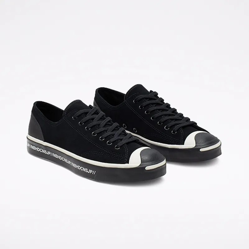 Converse Jack Purcell Ox Neighborhood Motorcycle Black/White (165604C)