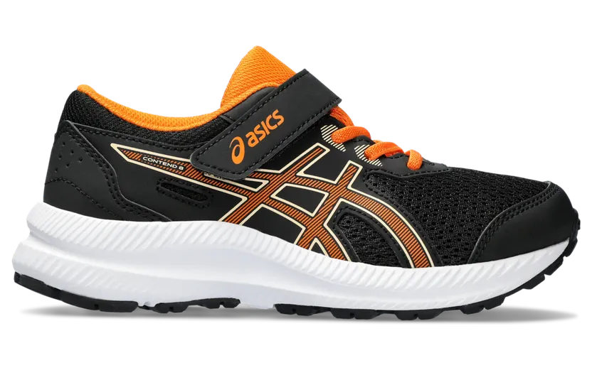 Asics Contend 8 Ps Black/Bright Orange (1014A258.007)