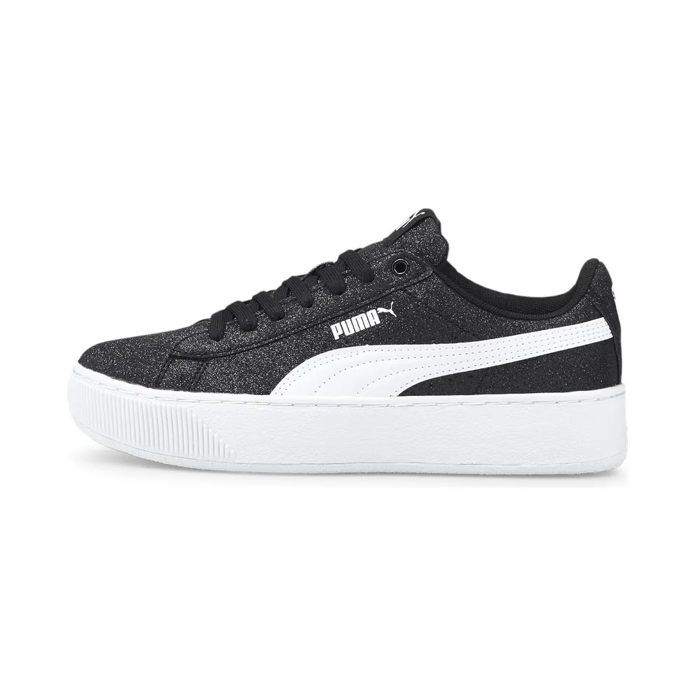 Puma Vikky Platform Girls White/Black (366856-13)