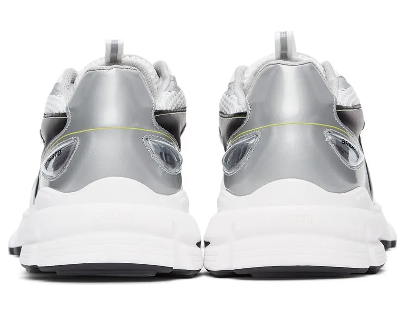 Axel Arigato White & Silver Marathon SILVER/YEL (33067) (4)