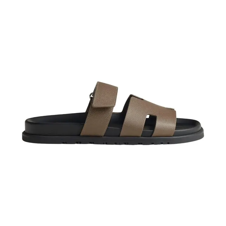 Hermes Chypre Sandal Brown Leather (H222857Z-HX3)