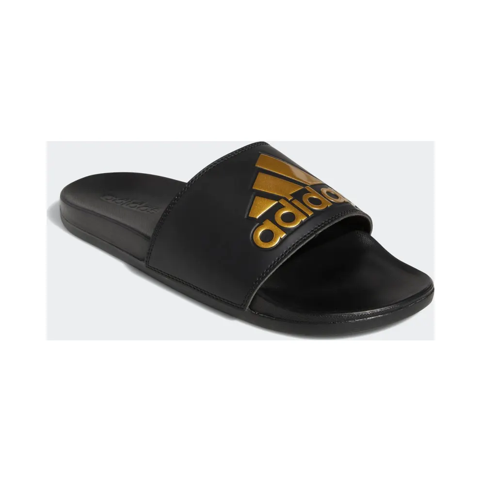 Adidas Adilette Comfort Slides Core Black / Gold Metallic / Core Black (GY1946)