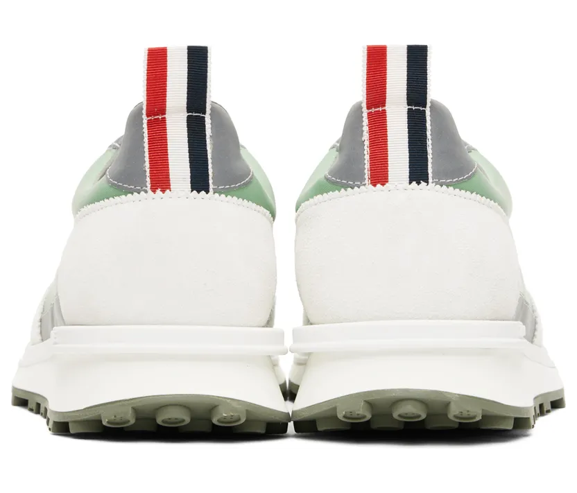 Thom Browne Green Reflective Nylon Tech Sneakers (MFD239A-F0089) (2)