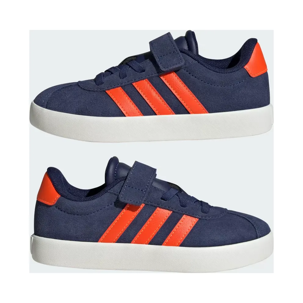 adidas VL Court 3.0 “Dark Blue / Impact Orange / Gold Metallic” (JR2215)
