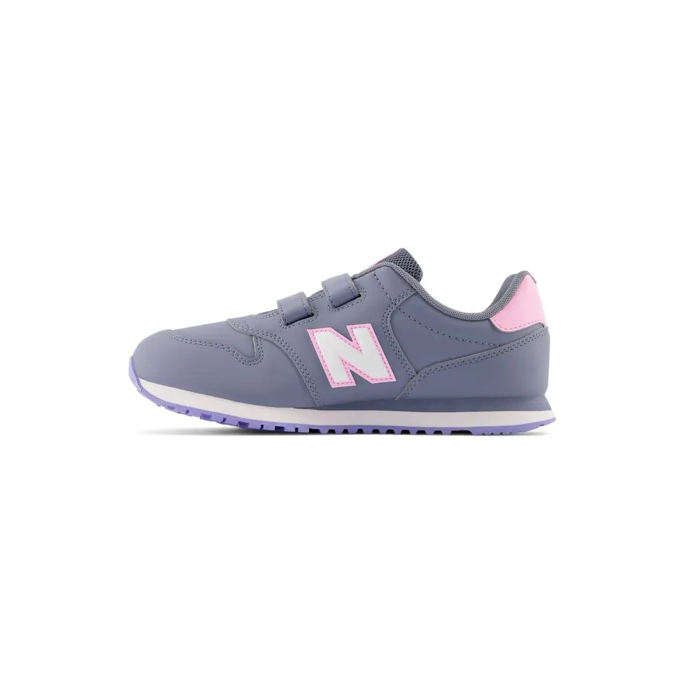 NEW BALANCE 500 Hook & Loop “Arctic Grey / Orbit Pink” (GV500BC1)