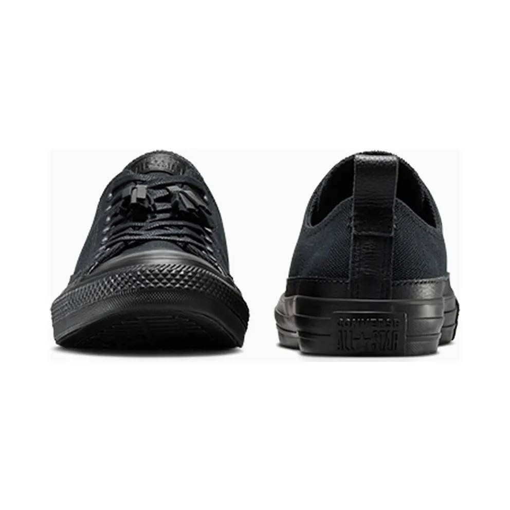 Converse Chuck Taylor All Star Crafted Canvas + Leather Low Top Black/Black/Black (A14437C)