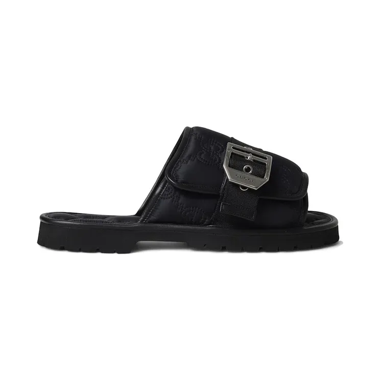 Gucci GG Slide Sandal Black (776792 FACL5 1000)
