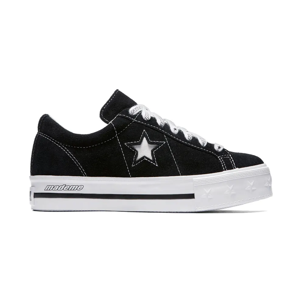 Converse One Star Platform Ox MadeMe Black (W)