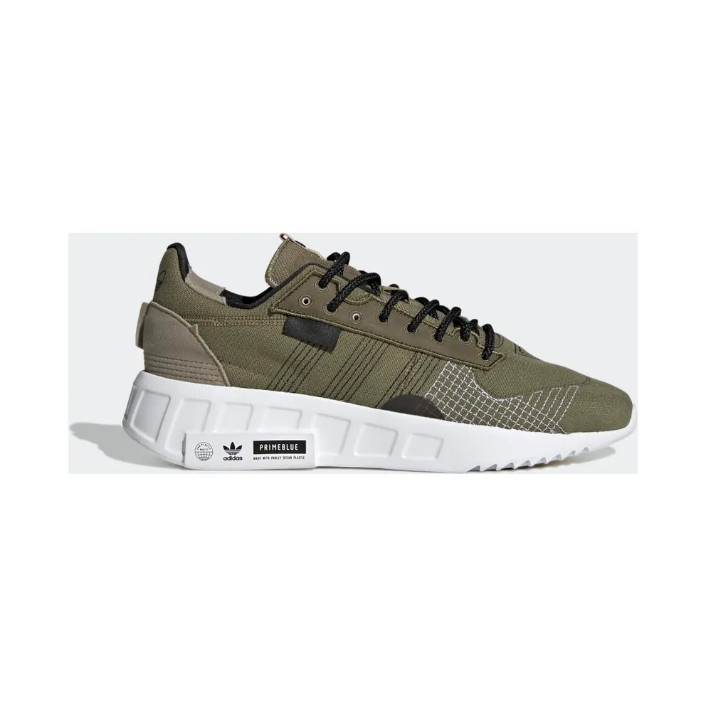 adidas Geodiver+ Primeblue Schuh Focus Olive / Core Black / Cloud White (H01785)