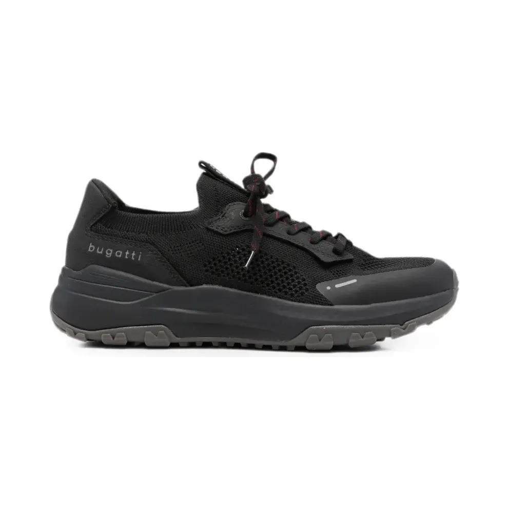 Bugatti mesh-panelled lace-up – Black (321AVL606900)