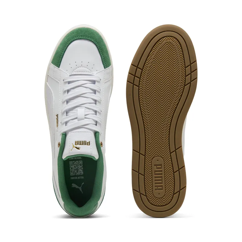 Puma Court Classico Sport “Puma White / Puma White / Archive Green” (400731_12)