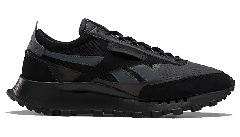 Reebok Classic Leather Legacy Black Grey Black/True Grey 8-True Grey 7 (Other Brands Reebok)