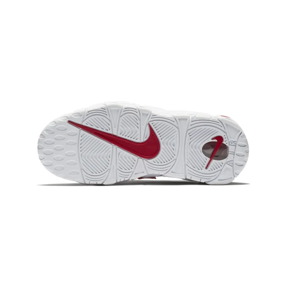 Nike Air More Uptempo White Varsity Red Outline (GS) White/Varsity Red-White (415082-108)