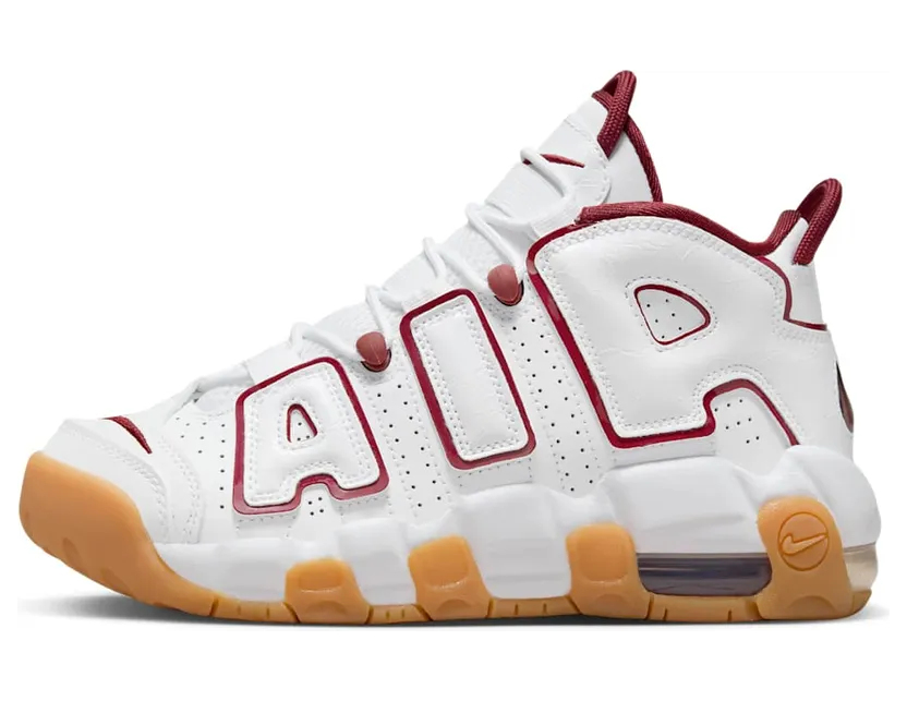 Nike Air More Uptempo White Team Red Gum Light Brown (FJ2846-100)