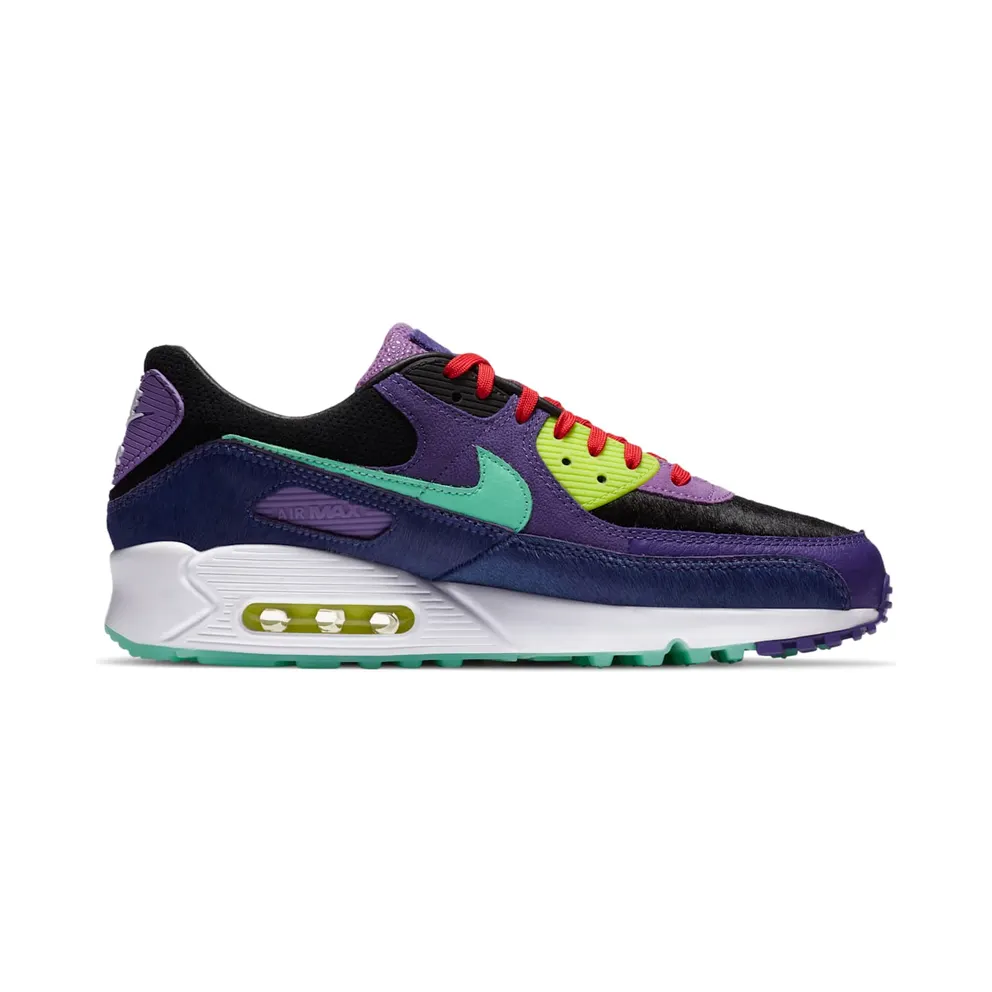 Nike Air Max 90 Violet Blend Black/Purple-Volt-Mint (CZ5588-001)