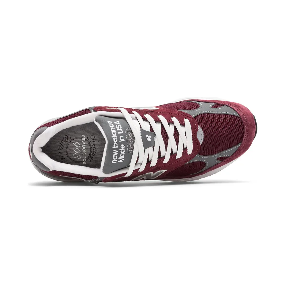 New Balance 993 Burgundy Burgundy/Grey (MR993BU)