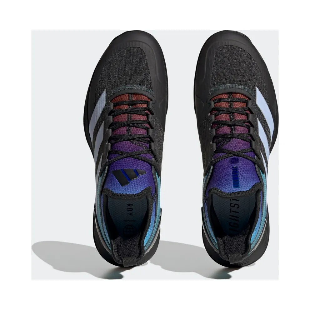 adidas Adizero Ubersonic 4 Tennis Grey Six / Blue Dawn / Core Black (HQ8381)
