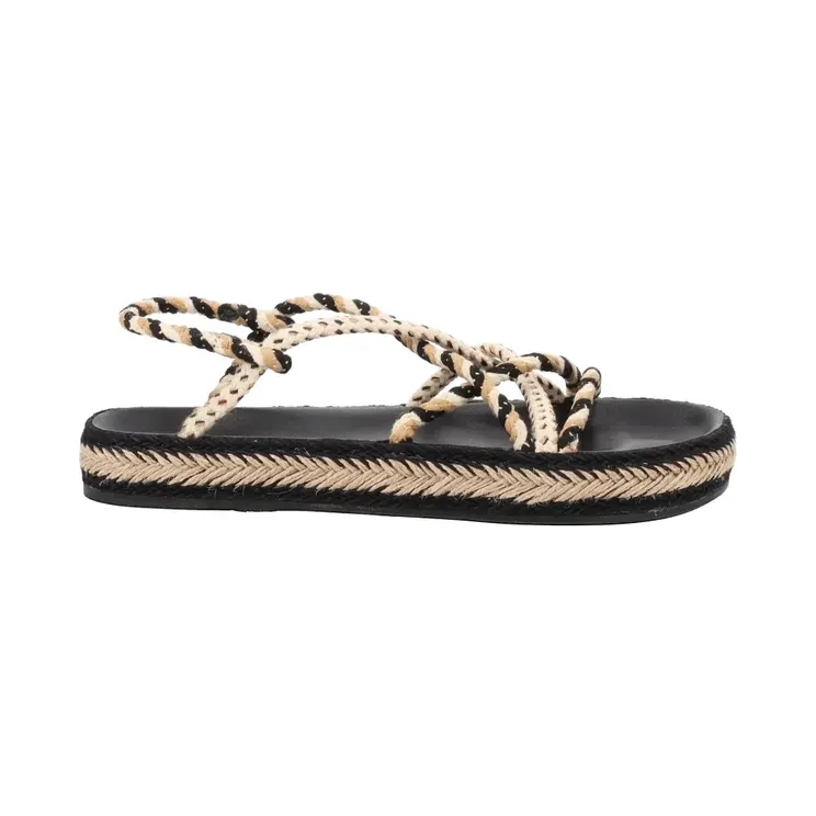 Isabel Marant Sandalen mit Flechtmuster “Black” (SD0276FAD1B07S)