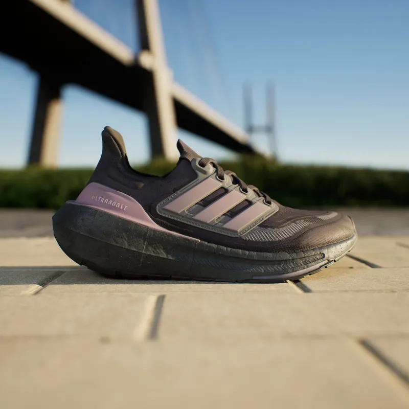 adidas Ultra Boost Light Aurora Black Preloved Fig Grey (IF1487)