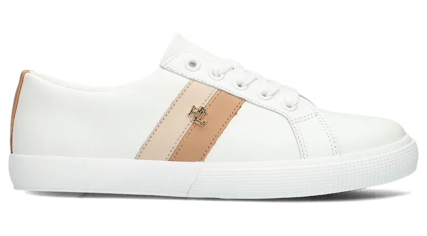 Lauren Ralph Lauren sneaker Beige / Camel / Wit (802925365-001)