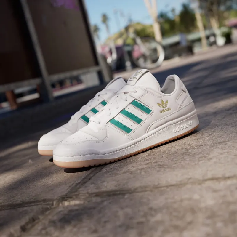 adidas Forum Low CL Cloud White Active Green Sandy Pink (IF7220)