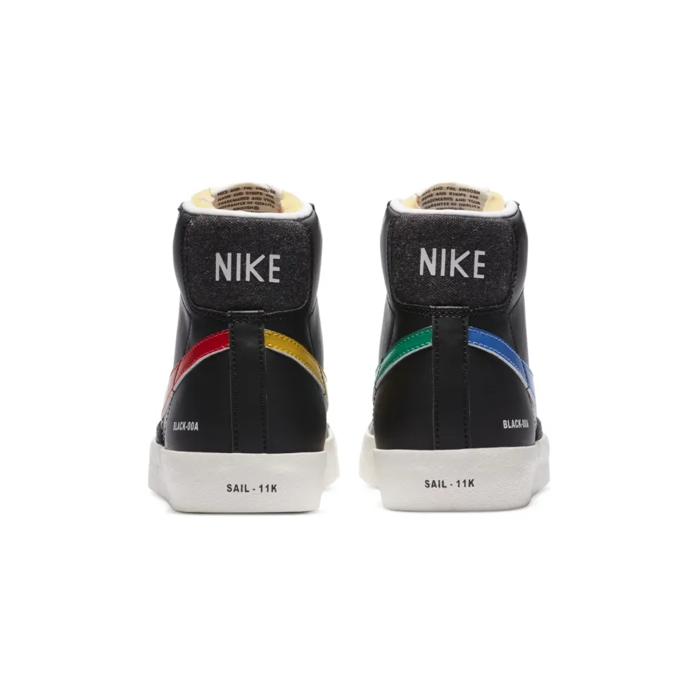 Nike Blazer Mid 77 Color Code Black (W) Black/Blue-Red-Green (DA2142-046)