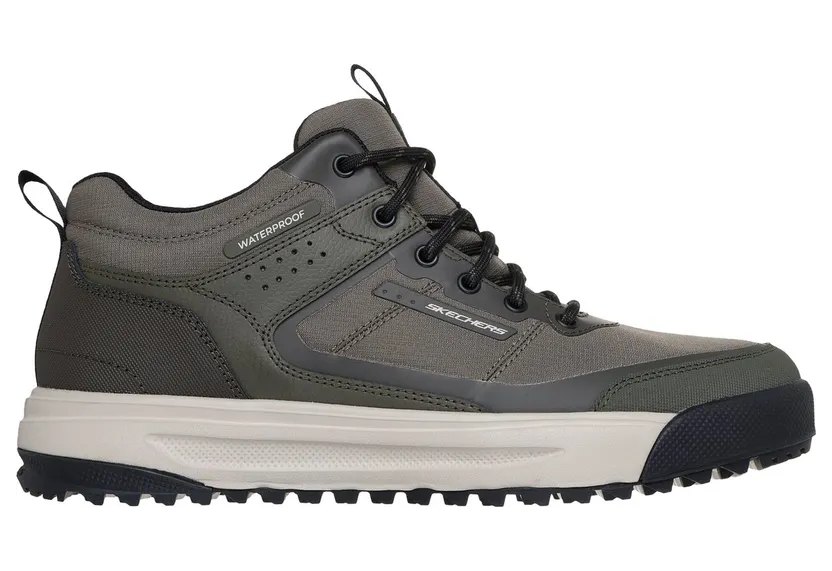 Skechers Waterproof: Urban Street Hiker Sneaker Olijf