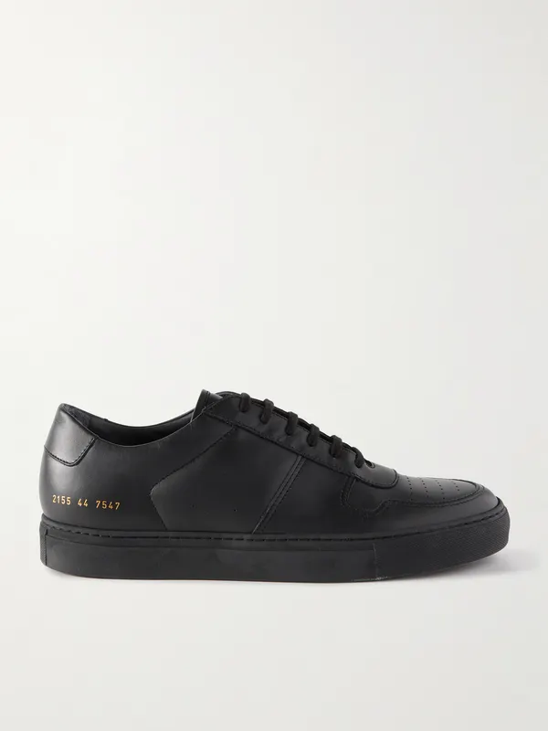 Common Projects BBall Leather Black (2155Â BLK)