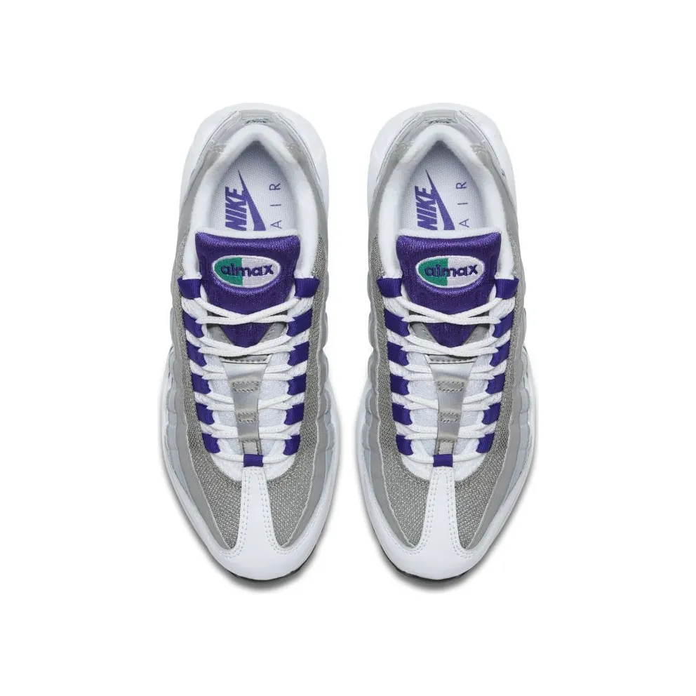 Nike Air Max 95 Grape 2018 (W) White/Court Purple-Emerald Green (307960-109)