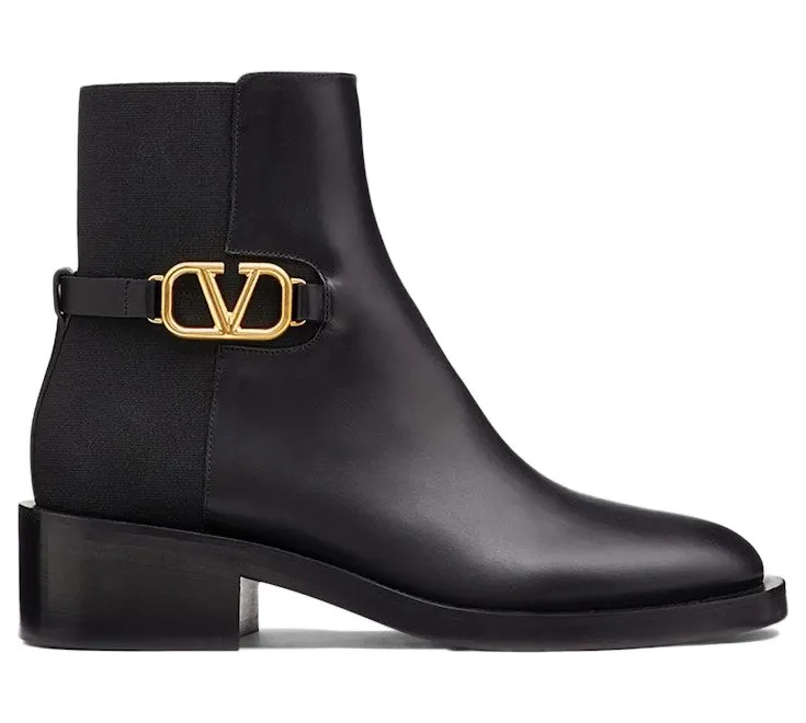Valentino VLogo Signature Ankle Boot Black (WW2S0CT1PYH0NO)