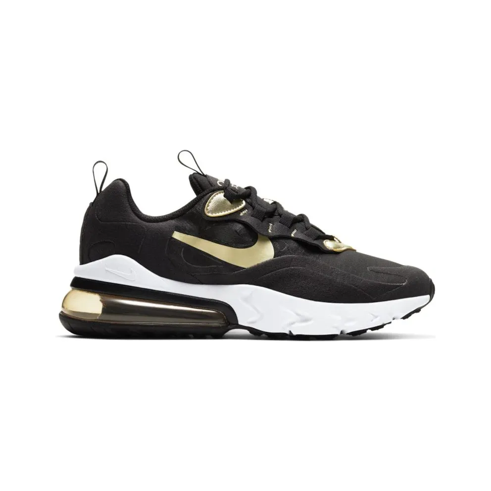 Nike Air Max 270 React Black Metallic Gold Star (BQ0103-018)