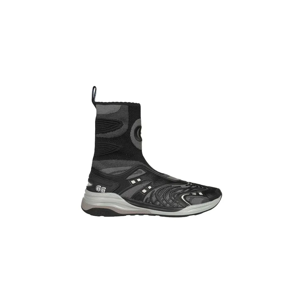 Gucci Ultrapace R Mid Top Black (6557382TK10-8895)