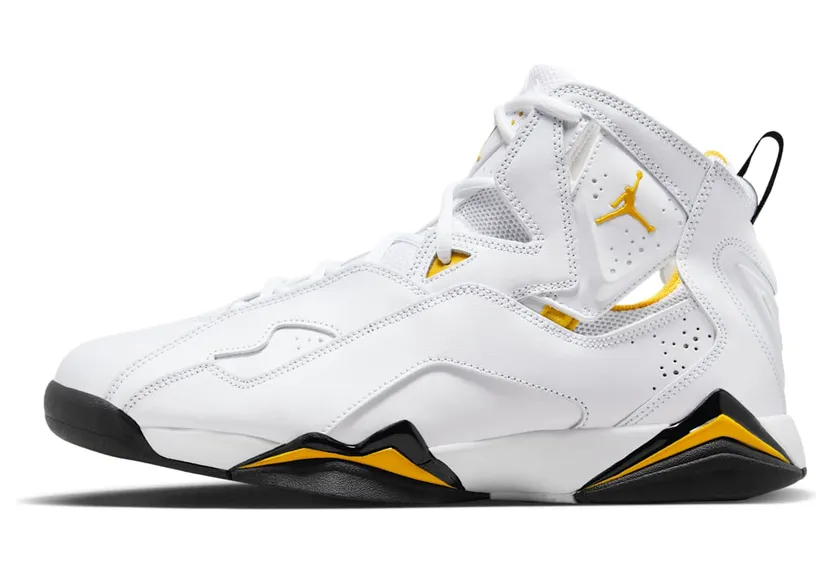 Jordan True Flight “White / Yellow Ochre / Black” (342964-107)