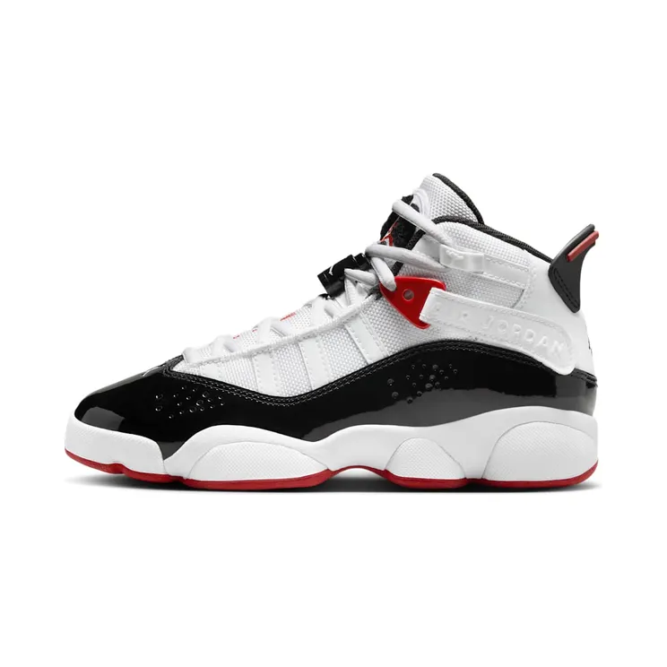 Jordan 6 Rings GS “White Varsity Red Black” (323419-164)