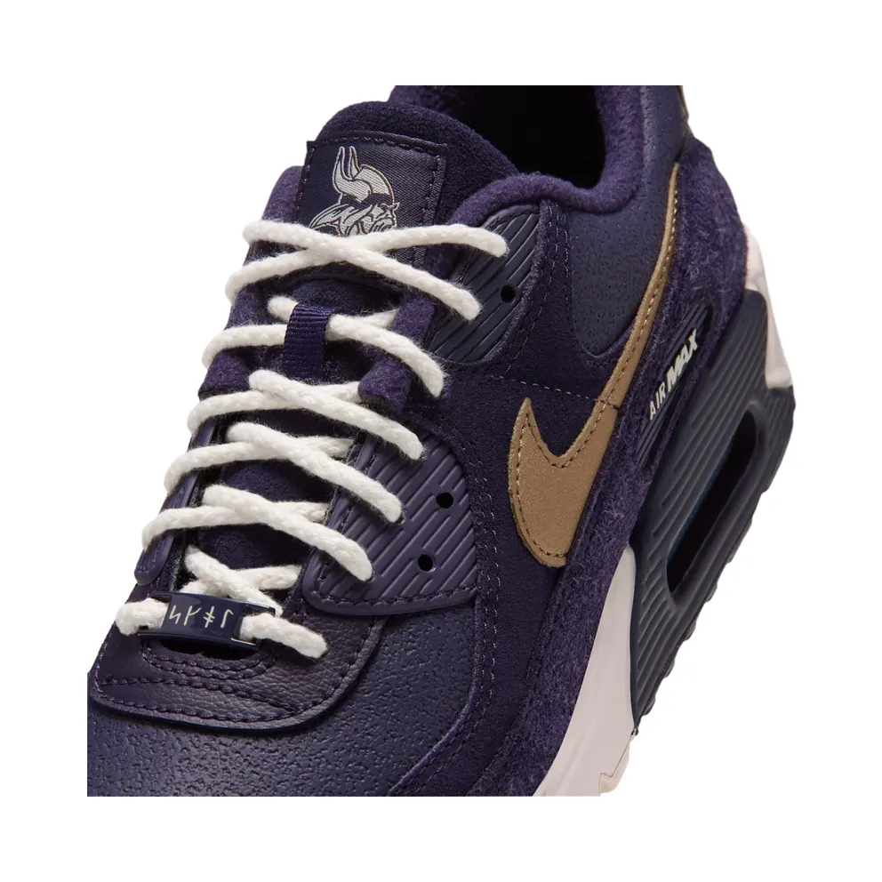 NFL x Nike Air Max 90 – Minnesota Vikings – “Purple Dynasty / Metallic Gold / Pale Ivory” (IW1140-500)