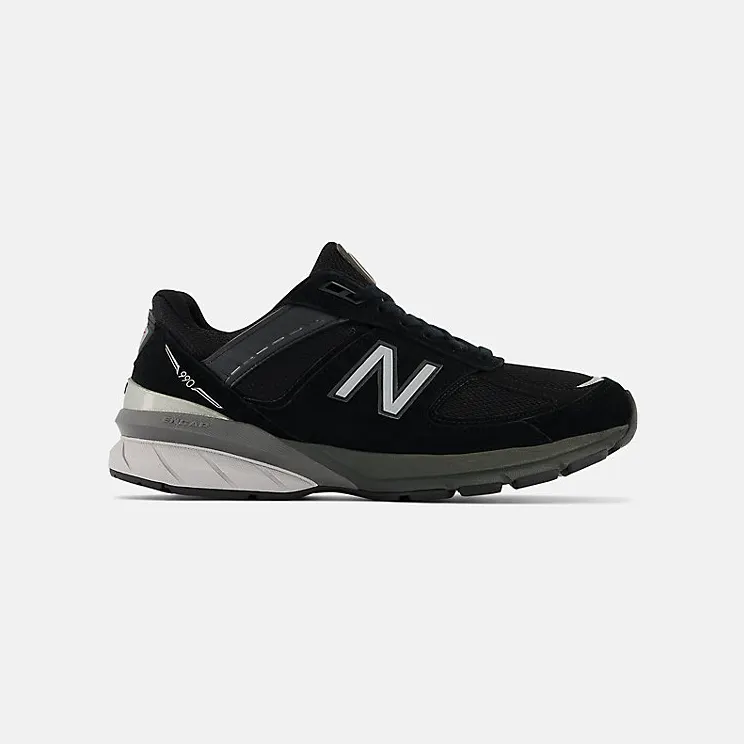 New Balance Black Made In US 990 v5 Sneakers (W990BK5)