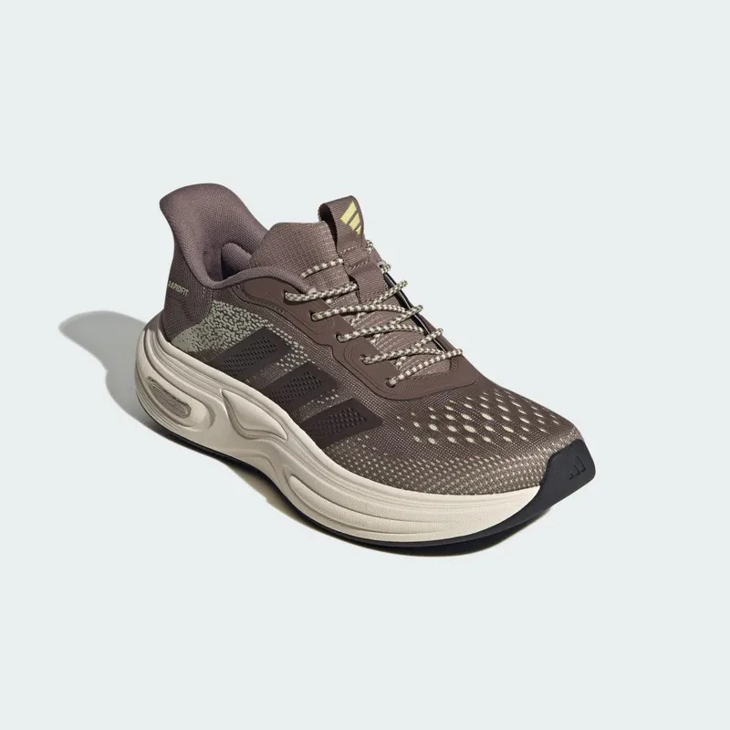 Adidas CLOUDFOAM CUXXION RAPIDFIT Shoes Trace Brown / Dark Brown / Dual Yellow (KI9608)