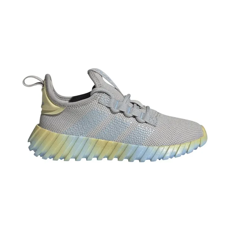adidas Kaptir Flow Grey Two Glow Blue Powder Yellow (JR0428)