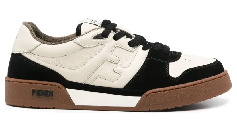 FENDI Sneakers met logo – Beige (7E1493AHH2)