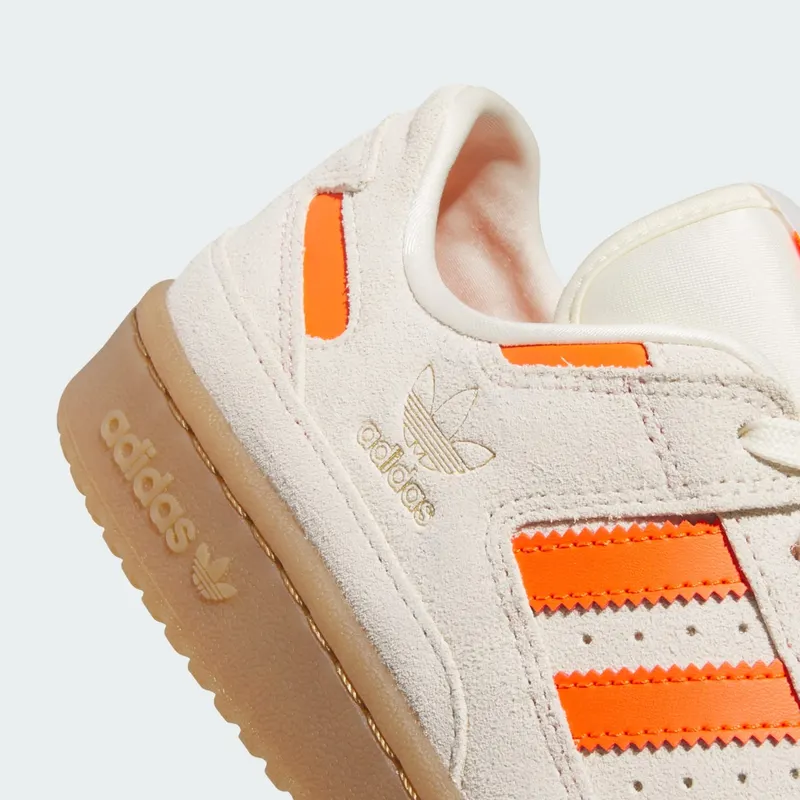 adidas Forum Low CL Wonder White Impact Orange (JR0514)