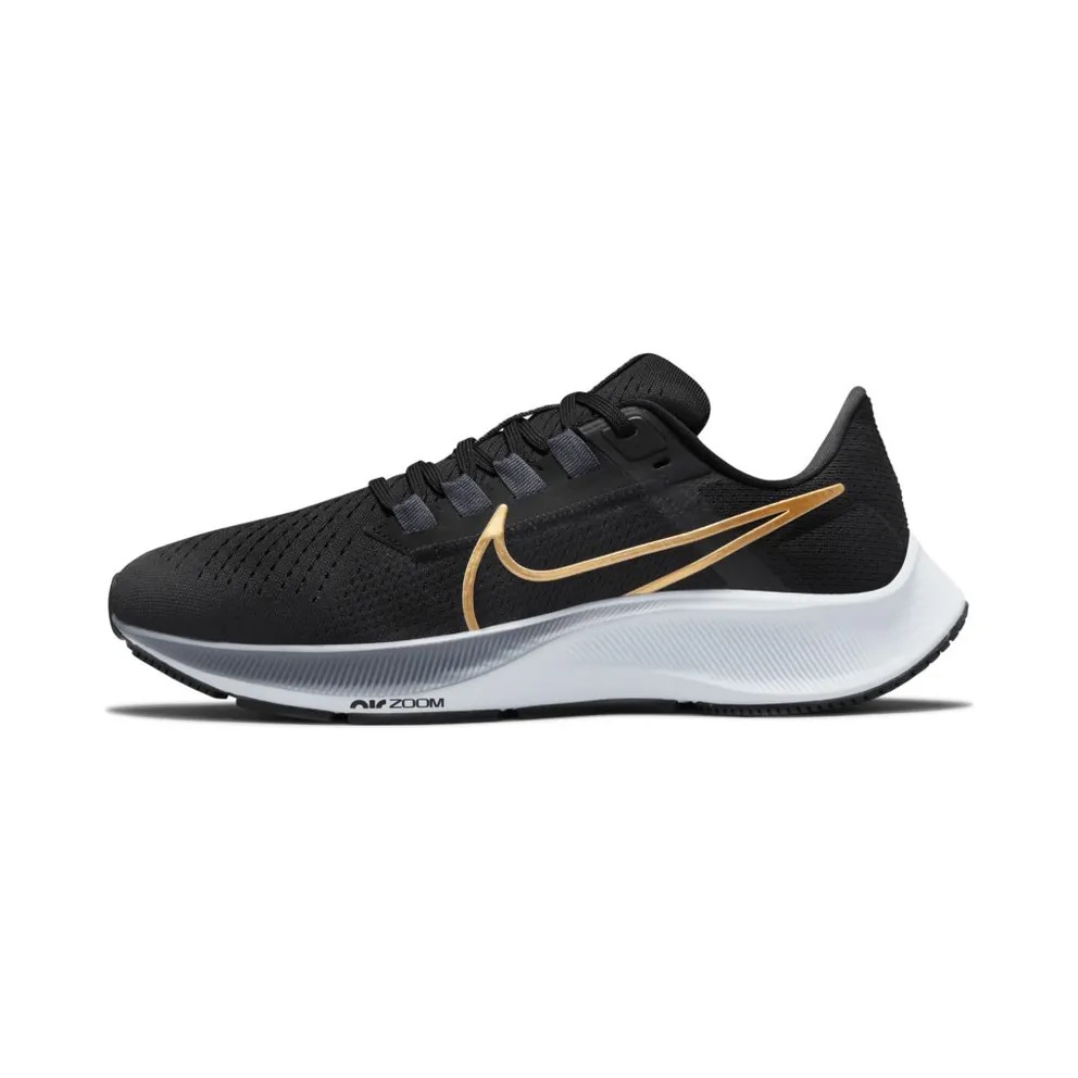 Nike Air Zoom Pegasus 38 (straat) “Black / Thunder Blue / Ashen Slate / Metallic Gold Coin” (CW7358-004)