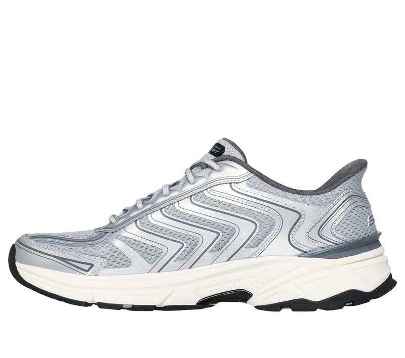 Skechers Slip-ins: Stamina Sport – Silver / Grey – “Grey” (233150 SLGY)