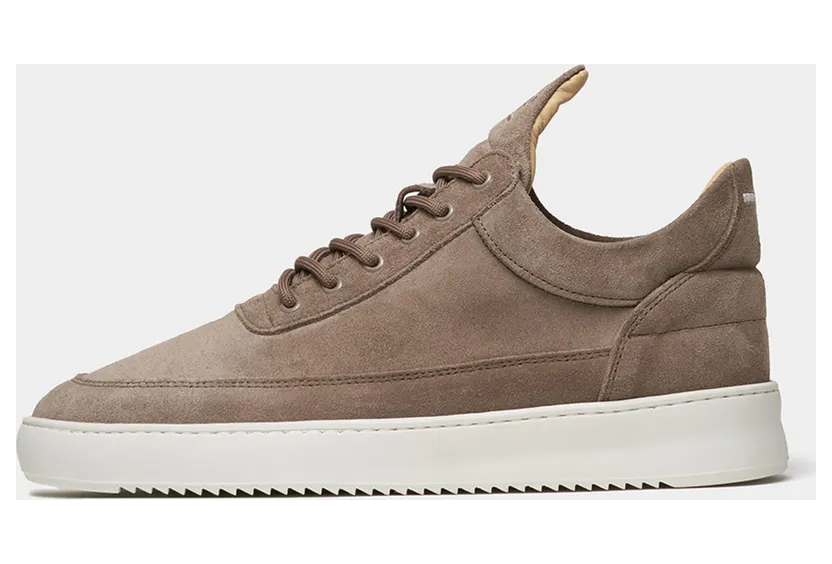 Filling Pieces Low Top Organic Suede Earth