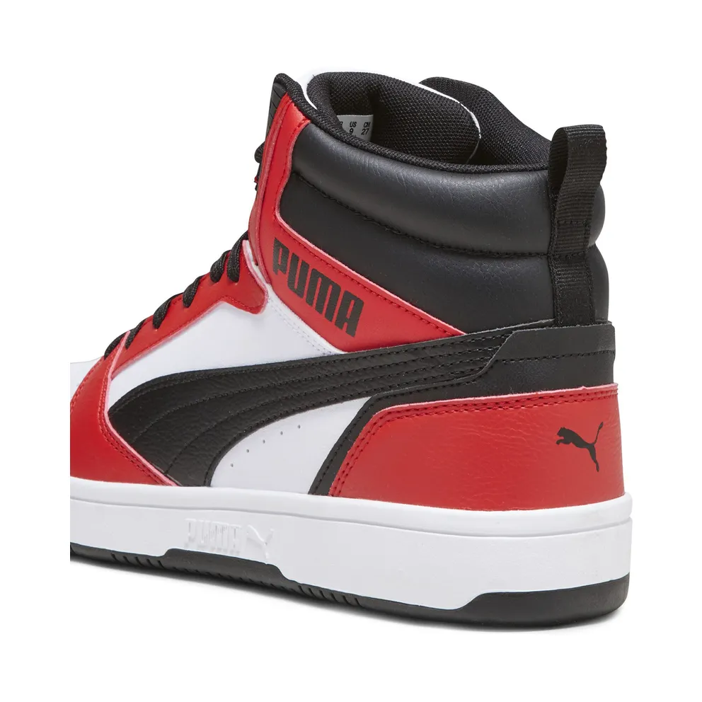 Puma Rebound “Puma White / Puma Black / For All Time Red” (392326_04)