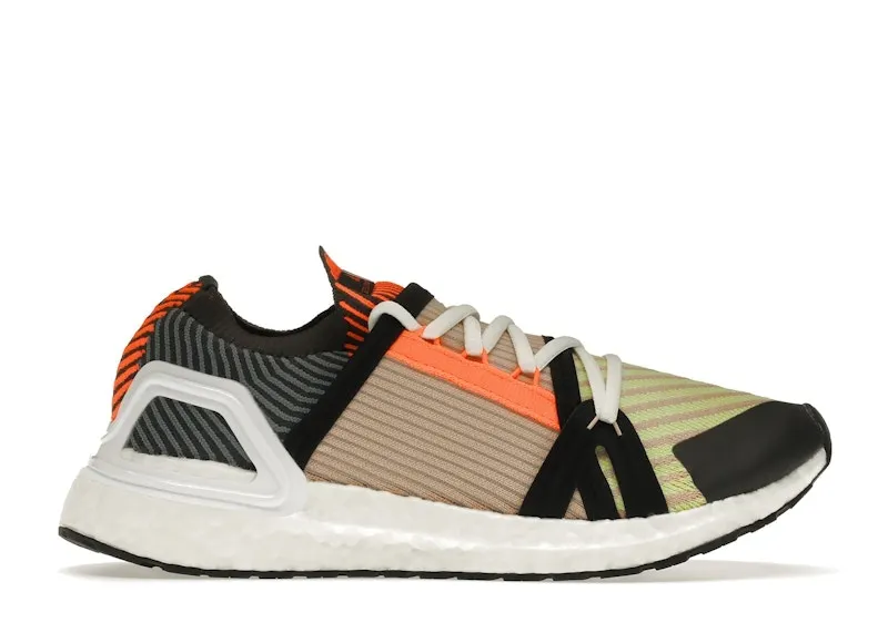 adidas Ultra Boost 20 Stella McCartney Light Flash Yellow Soft Powder (W) Light Flash Yellow/Soft Powder/Utility Black (FW6360)