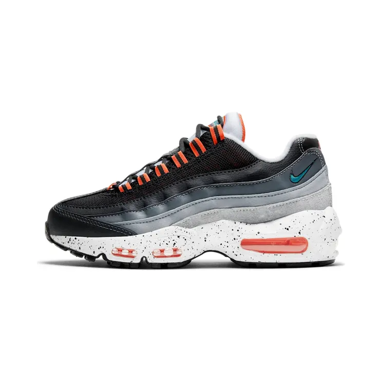 Nike Air Max 95 Recraft “Black / Turf Orange / White / Aquamarine” (CJ3906-008)
